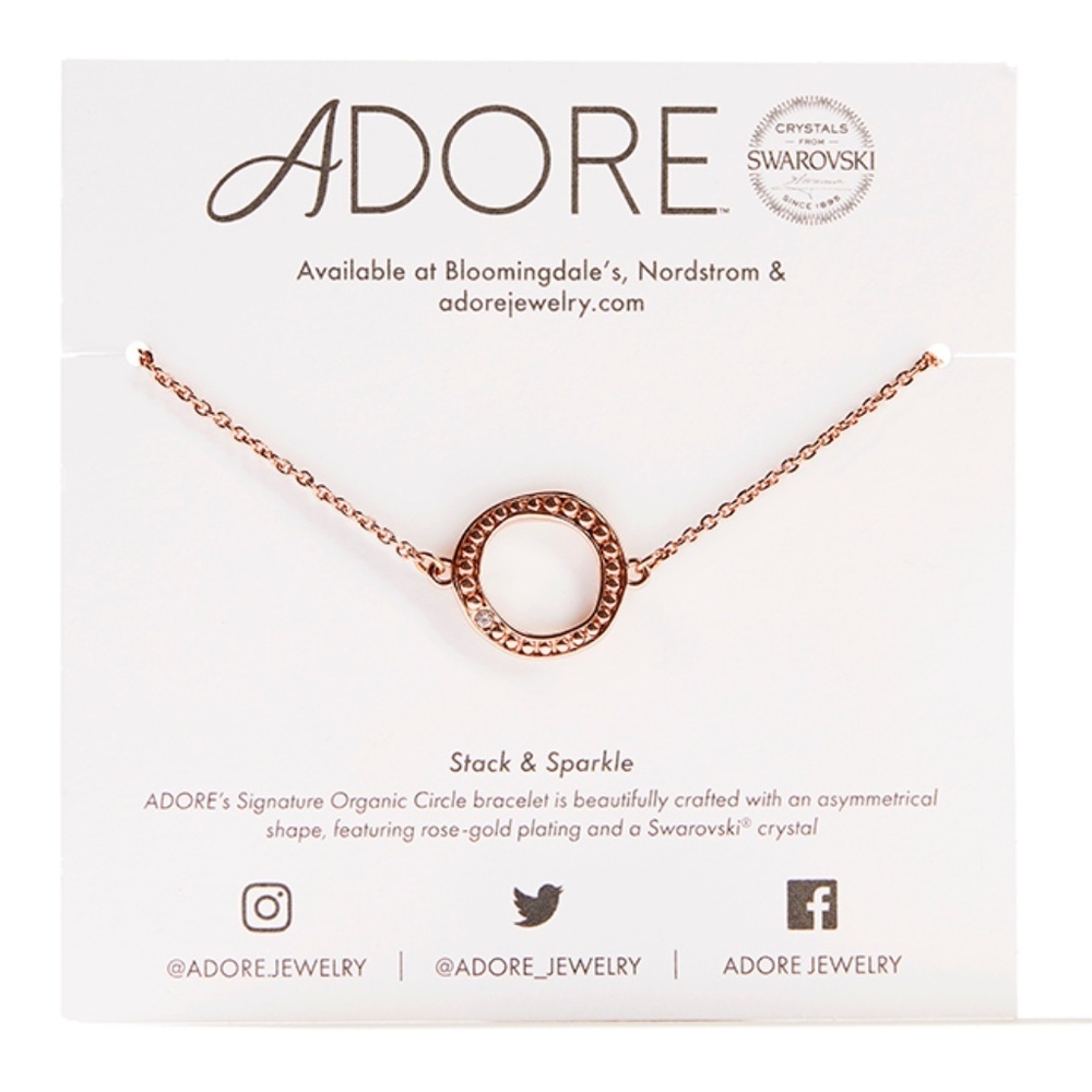 Adore Organic Circle Bracelet  Rose Gold HOST PICK - Picture 3 of 3
